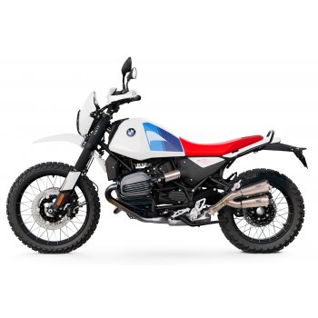 Escape Doble Bajo de Titanio con soldadura vista BMW R12 G/S