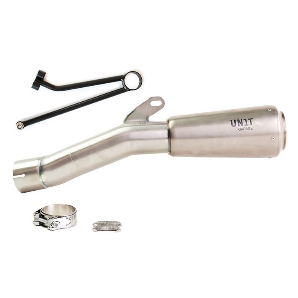 silenciador bajo + soporte