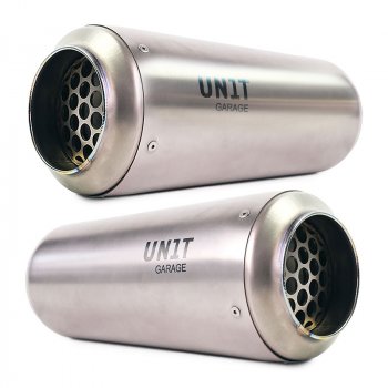 Silencioso completo en Titanio R18 con soldadura vista