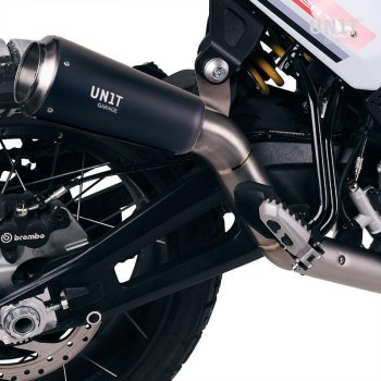 Silenciador de carreras de titanio Ducati DesertX