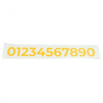Números adhesivos