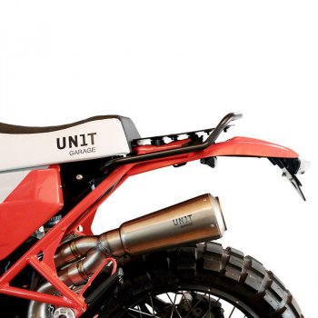 Guardabarros trasero con kit de soporte para matrícula