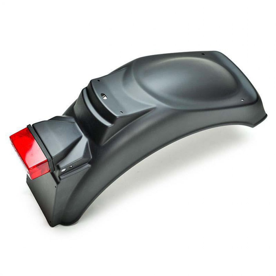 Guardabarros trasero mate negro