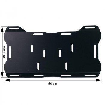 Placa de extensión del portaequipajes