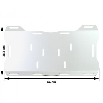 Placa de extensión del portaequipajes