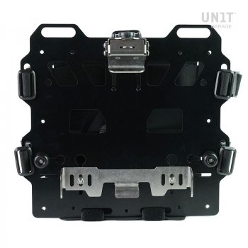 Placa de aluminio con enganche rápido frontal en Hypalon y cerradura