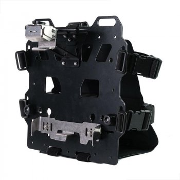 Placa de aluminio con enganche rápido frontal en Hypalon y cerradura