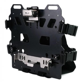 Placa de aluminio con enganche rápido frontal en Hypalon y cerradura