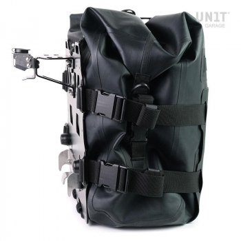 Placa de aluminio con enganche rápido frontal en Hypalon y cerradura