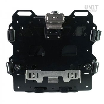 Placa de aluminio con enganche rápido frontal en Hypalon y cerradura