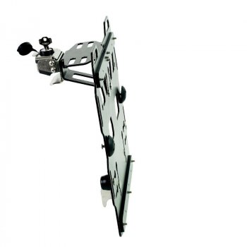 Bolsa de aluminio Atlas 34L en el lado del silenciador