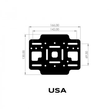 Soporte para matrícula de la UE