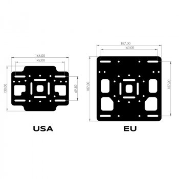 Portamatrículas bajo BMW R12