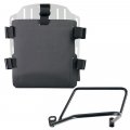 Portabolsas de aluminio con frontal Hypalon regulable y enganche rápido + bastidor izquierdo Kawasaki Z650RS - Z900RS