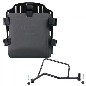 Portabolsa de aluminio con frontal ajustable de Hypalon y enganche rápido + marco