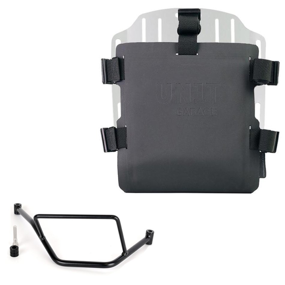 Portabolsa de aluminio con frontal ajustable de Hypalon y enganche rápido + BMW F450GS Bastidor derecho