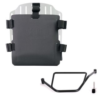 Portabolsa de aluminio con frontal ajustable de Hypalon y enganche rápido + BMW F450GS Bastidor izquierdo