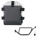 Portabolsa de aluminio con frontal ajustable de Hypalon y enganche rápido + BMW F450GS Bastidor izquierdo