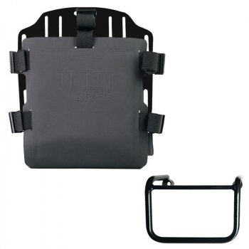 Portabolsa de aluminio con frontal ajustable de Hypalon y enganche rápido + BMW R12 Chasis Izquierdo