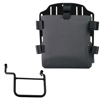 Portabolsa de aluminio con frontal ajustable de Hypalon y enganche rápido + Chasis derecho Honda Transalp 750 (a partir de 2023)