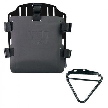 Portabolsa de aluminio con frontal ajustable de Hypalon y enganche rápido + Husqvarna 125-250-401 (2024 en adelante) Chasis Izquierdo 