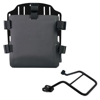 Portabolsa de aluminio con frontal ajustable de Hypalon y enganche rápido + KTM 1290/1390 Super Adventure S-R Bastidor izquierdo