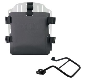 Portabolsa de aluminio con frontal ajustable de Hypalon y enganche rápido + KTM 1290/1390 Super Adventure S-R Bastidor izquierdo