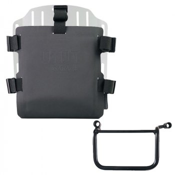 Portabolsa de aluminio con frontal ajustable de Hypalon y enganche rápido + Cuadro Royal Enfield Himalayan 450 (2024 en adelante) Izquierdo