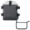 Portabolsa de aluminio con frontal ajustable de Hypalon y enganche rápido + Cuadro Royal Enfield Himalayan 450 (2024 en adelante) Izquierdo