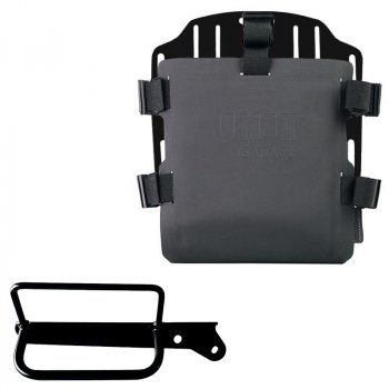Portabolsa de aluminio con frontal ajustable de Hypalon y enganche rápido + Bastidor derecho Royal Enfield Hunter 350