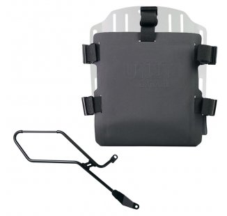 Portabolsa de aluminio con frontal ajustable de Hypalon y enganche rápido + Marco derecho de la Triumph Bonneville Bobber