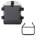 Soporte de bolsa de aluminio con frontal de Hypalon ajustable y sistema de liberación rápida + Bastidor izquierdo Triumph Tracker 400