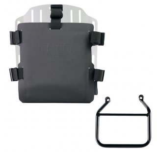 Portabolsa de aluminio con frontal ajustable de Hypalon y enganche rápido + Triumph Speed 400 & Scrambler 400 X Chasis Izquierdo