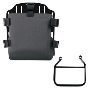 Portabolsa de aluminio con frontal ajustable de Hypalon y enganche rápido + Triumph Speed 400 & Scrambler 400 X Chasis Izquierdo
