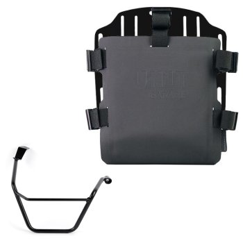 Portabolsa de aluminio con frontal ajustable de Hypalon y enganche rápido + Chasis derecho Triumph Street Scrambler 900 (a partir de 2026)