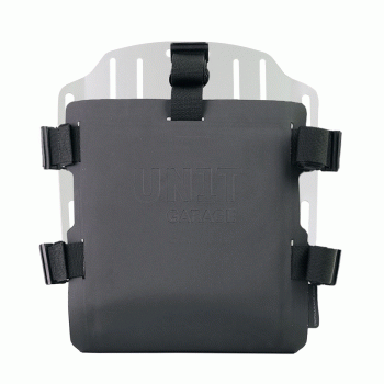 Portabolsa de aluminio con frontal ajustable en Hypalon y enganche rápido + marco