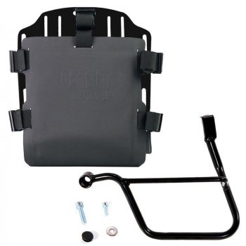 Portabolsa de aluminio con frontal ajustable de Hypalon y enganche rápido + marco