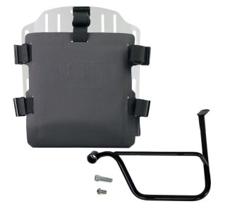 Portabolsa de aluminio con frontal ajustable de Hypalon y enganche rápido + marco