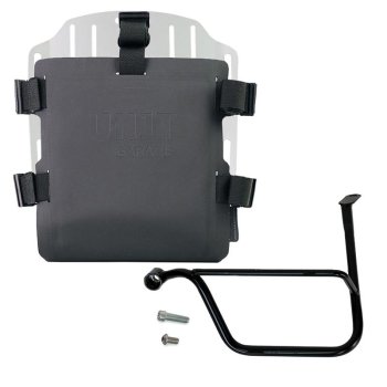 Portabolsa de aluminio con frontal ajustable de Hypalon y enganche rápido + marco