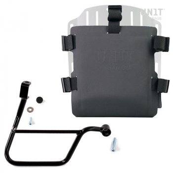 Portabolsa de aluminio con frontal ajustable de Hypalon y enganche rápido + marco