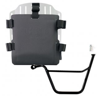 Portabolsa de aluminio con frontal ajustable de Hypalon y enganche rápido + marco