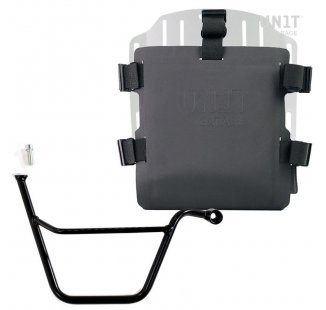 Portabolsa de aluminio con frontal ajustable de Hypalon y enganche rápido + marco