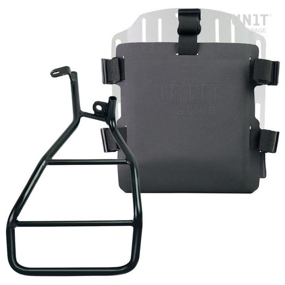 Porta bolsa de aluminio con frontal Hypalon regulable y enganche rápido + cuadro Sportster S 1250