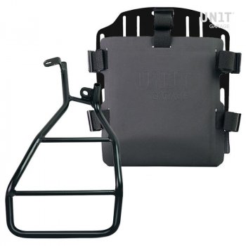 Porta bolsa de aluminio con frontal Hypalon regulable y enganche rápido + cuadro Sportster S 1250
