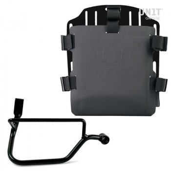 Portabolsa de aluminio con frontal regulable en Hypalon y enganche rápido + cuadro Street Twin 900 DX (2016 en adelante)