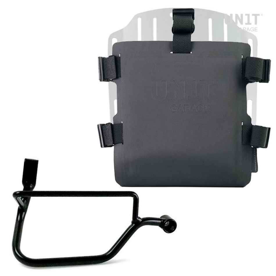 Portabolsa de aluminio con frontal regulable en Hypalon y enganche rápido + cuadro Street Twin 900 DX (2016 en adelante)