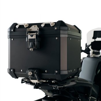 Portaequipajes con asas para pasajero + Placa superior del baúl original de BMW F450GS