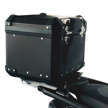 Portaequipajes con asas para pasajero + Placa superior del baúl original de BMW F450GS