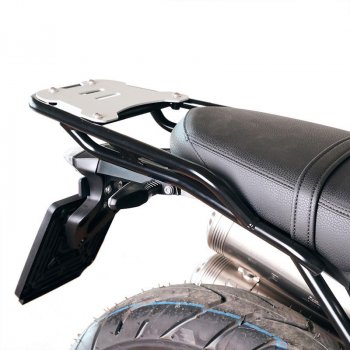 Portaequipajes NineT con asas de pasajeros para fijar la placa de la maleta superior