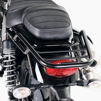 Portaequipajes trasero con agarraderas para pasajeros